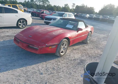 1989 Chevrolet Corvette z USA, uszkodzony, nr VIN 1G1YY3180K5111843